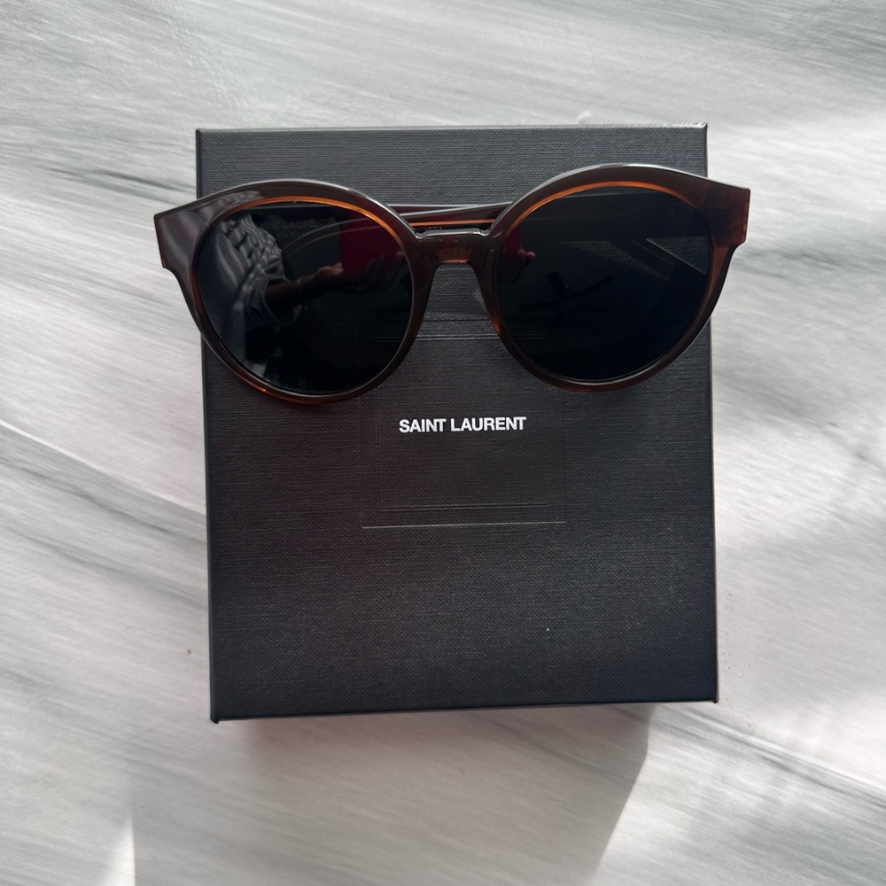 Saint Laurent 54MM Round Sunglasses